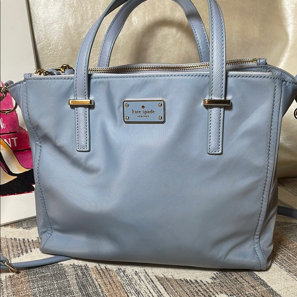 Kate Spade Light Blue Satchel - Picture 4 of 16